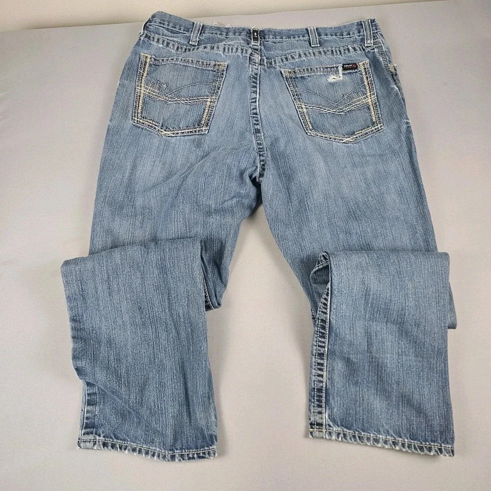 Ariat FR M4 Relaxed Boot Cut Jeans 42x36 Flame Resistant Work‎ Denim USA Fabric